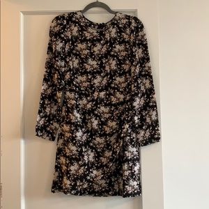 Club Monaco long sleeve flower dress